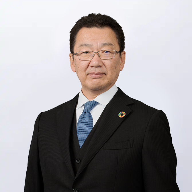 Photograph of REPRESENTATIVE DIRECTOR, PRESIDENT Eiji Toba
