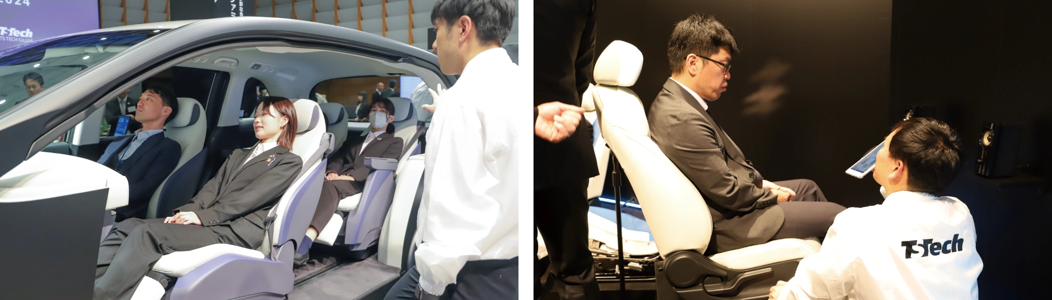 Scene at Next-Generation Automotive Cabin Exhibition 2024