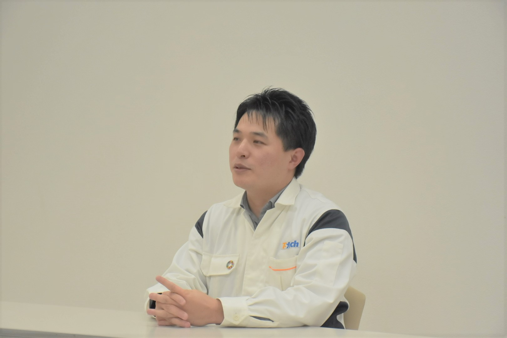 インタビュー取材の様子